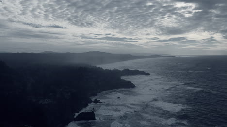 Oregon-Wolken-über-Der-Küste
