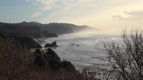 Oregon-Coastal-View-With-Mist-Near-Cannon-Beach