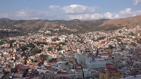 Mexiko-Guanajuato-Nachmittagsansicht-Zoomt-Hinein