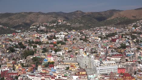 Mexico-Guanajuato-City-With-Buildings-In-Sun