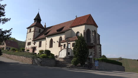 Frankreich-Elsass-Kapelle-Oberhalb-Von-Dambach