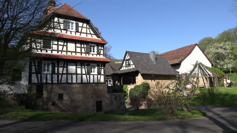 Frankreich-Elsass-Bauernhaus-Und-Hof