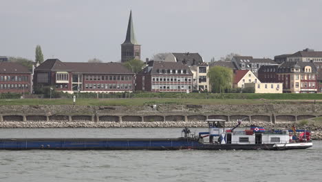 Germany-Duisburg-Barge-On-Rhine
