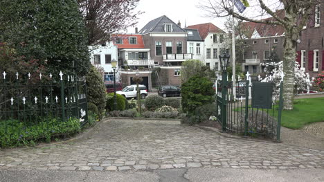 Netherlands-Brick-Path-With-Birds