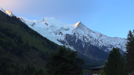 Frankreich-Mont-Blanc-Gletscher-Und-Wolken-Zoomen