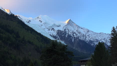 France-Mont-Blanc-Glacier-And-Clouds-Zoom-In