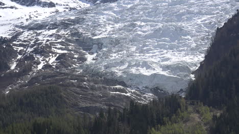 Frankreich-Mont-Blanc-Gletscher-Schnauze-Detail
