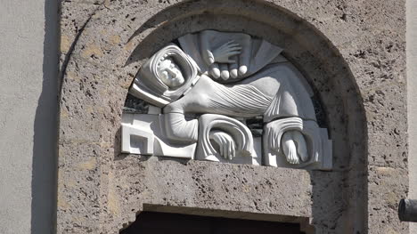 France-Revel-Belledonne-Carving-On-Church