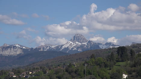 France-Alpine-Peak-With-Clouds-Time-Lapse