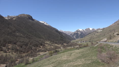 Frankreich-Straße-Bergauf-Zum-Col-De-Larche