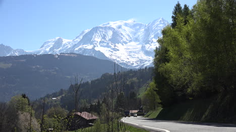Francia-Tráfico-Y-Mont-Blanc-Alejarse