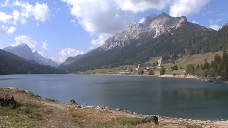 Switzerland-Rheinwald-scene-with-lake
