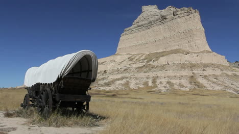 Nebraska-Planwagen-Bei-Scotts-Bluff