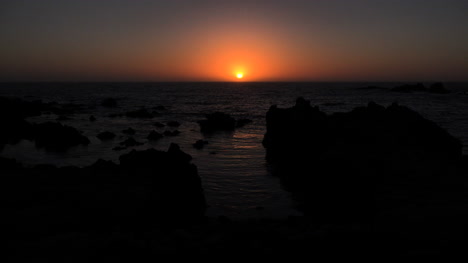 Kalifornien-Monterey-Bay-Sonnenuntergang