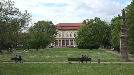 Deutschland-Merseburg-Gebäude-Und-Park-Auf-Schlosspark