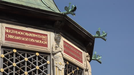 Deutschland-Wismar-Bedeckt-Wasserwerk-Details