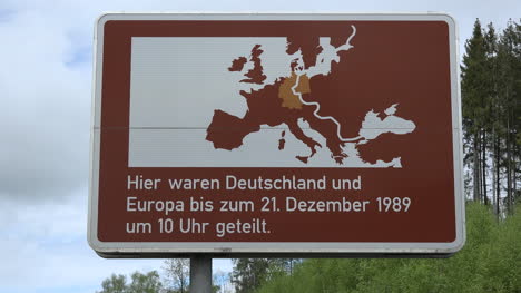 Deutschland-Gute-Sicht-Teilung-Europas-Zeichen