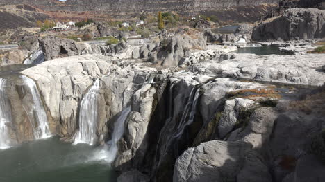 Idaho-Shoshone-Fällt-Aussicht