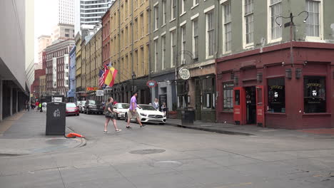 Escena-De-La-Calle-Del-Barrio-Francés-De-Nueva-Orleans