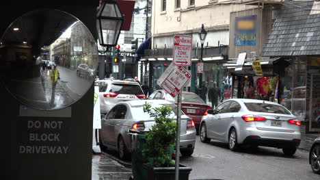 New-Orleans-mirror-and-view-in-rain