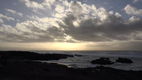 Oregon-Abendwolke-Und-Meer