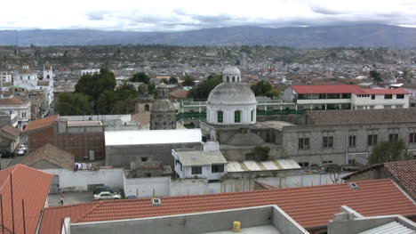 Latacunda-Dächer-In-Ecuador