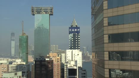 Edificios-De-Hong-Kong-Desde-La-Ventana