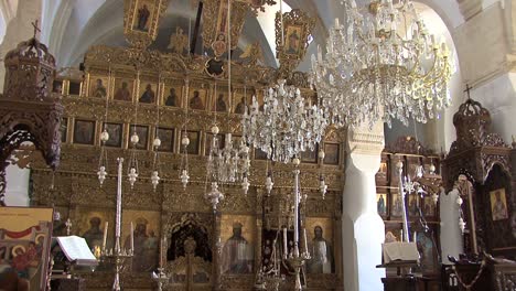 Cyprus-Inside-Omodos-church