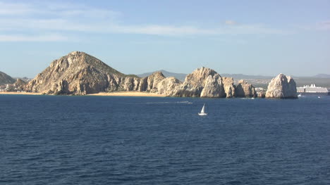 Baja-Segelboot-Vor-Landende