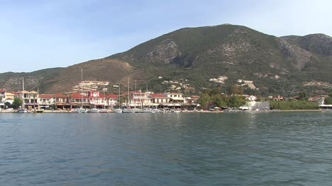 Insel-Lefkada-Von-Einem-Boot-Aus