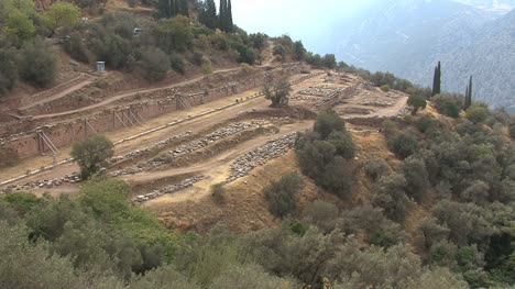 Griechenland-Delphi-Ruinen