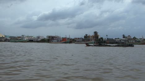 Mekong-Fluss-Szene