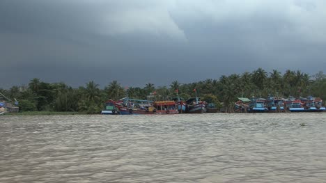 Mekong-Fluss-Szene