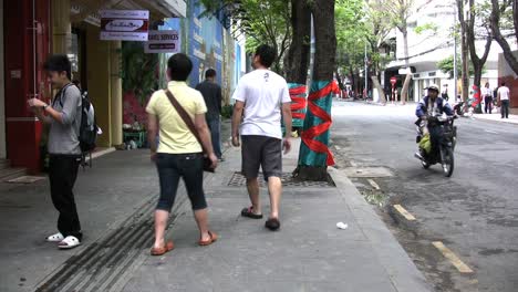 Ho-Chi-Minh-Stadt-Bürgersteig