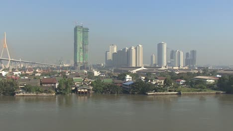 High-rise-buildings-along-the-Chao-Phraya