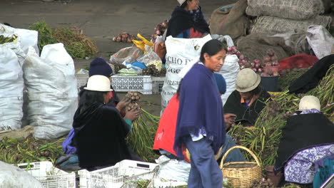 Ecuador-Markt-Gemüse