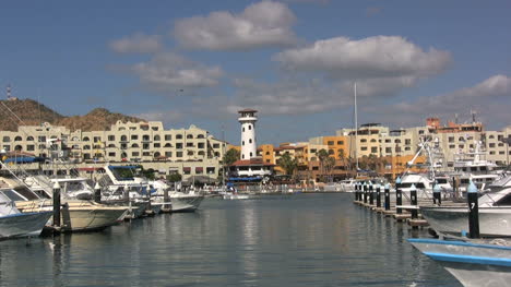 Cabo-San-Lucas-harbor-with-lighthouse