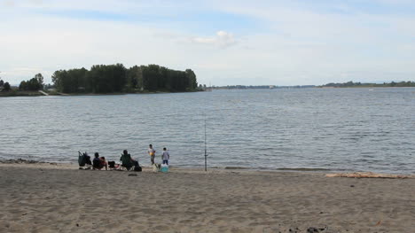 Washington-state-Columbia-sitting-by-river