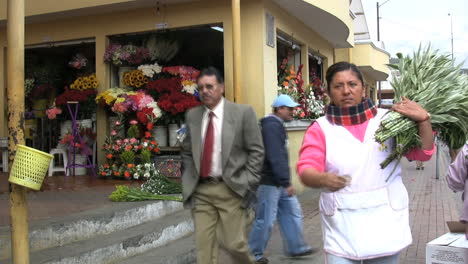 Ecuador-Stadt-Straßenszene