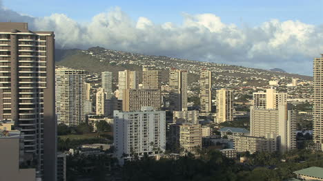 Vista-De-La-Ciudad-De-Honolulu-Con-Edificios