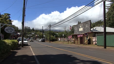 Maui-Haiku-Stadt-Hauptstraße