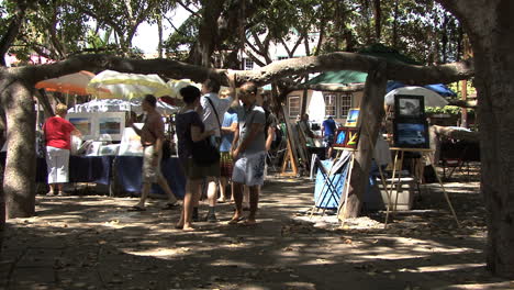 Exposición-De-Arte-En-Un-Parque-De-Lahaina