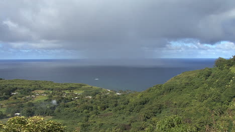 Maui-Rain-shower-off-shore