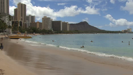 Strand-Von-Waikiki-Mit-Hotels