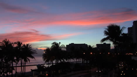 Waikiki-Sonnenuntergang