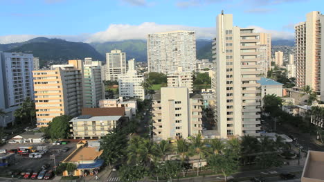Honolulu-Skyline-Und-Park