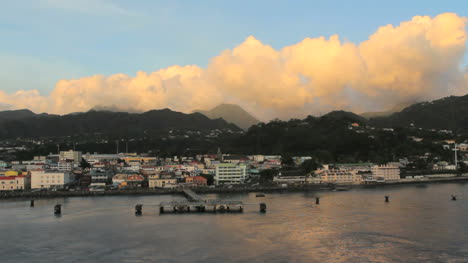 Dominica-leaving-at-sunset