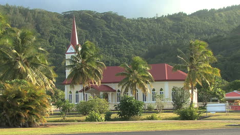 Raiatea-church-and-palms