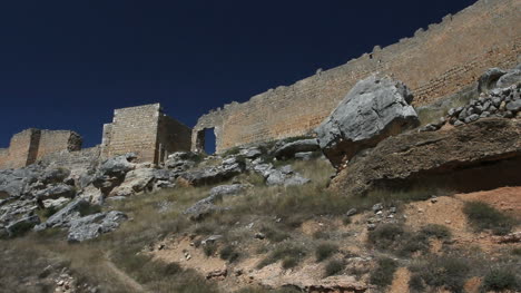 Spain-Castile-Gormaz-castle-walls-gate-evening-4