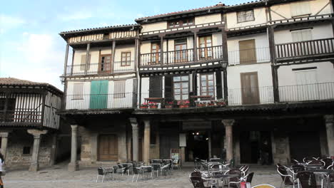 Spain-La-Alberca-Plaza-Cafe-Facade